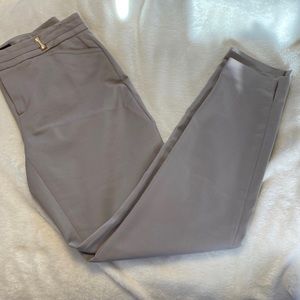 Grey Straight Leg Pants